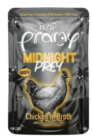 Pramy Midnight Prey Chicken in Broth 80g