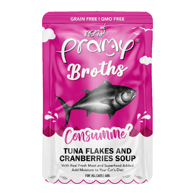 Pramy Broths Consumme' Tuna flakes and Cranberries Soup 40g