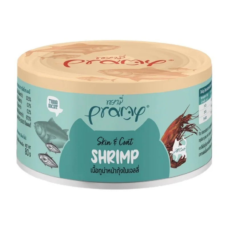 Pramy Can Tuna Topping Shrimp in Jelly 80g