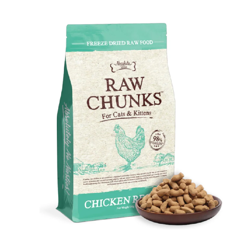 AB Raw Chunks FreezeDried Cat 150g - Chicken Recipe