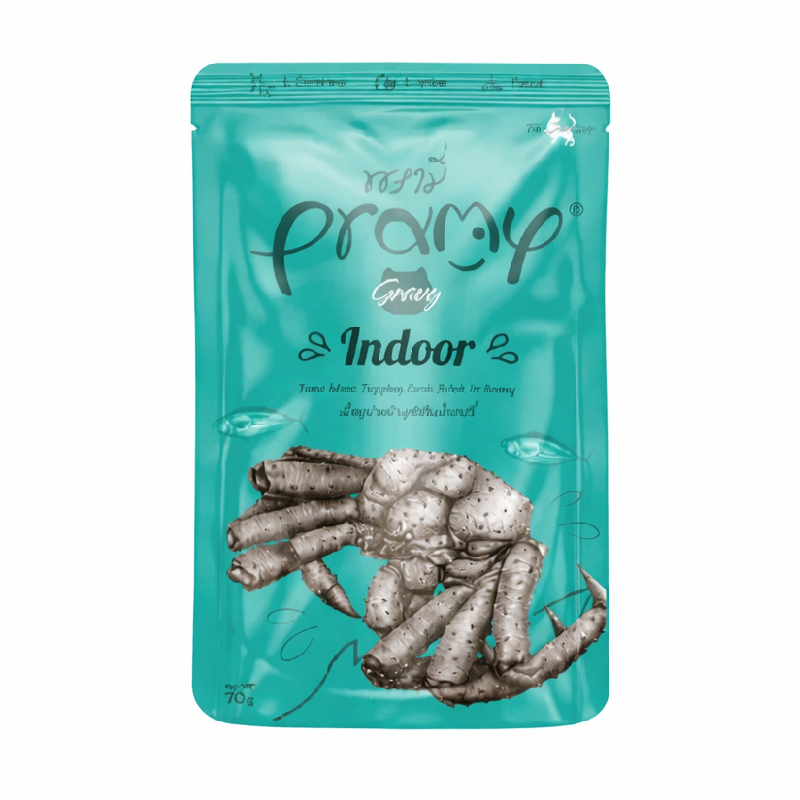 Pramy Tuna Toppings Crab in Gravy 70g