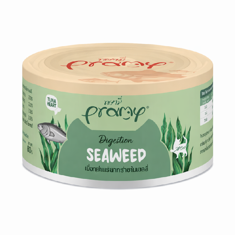 Pramy Can Tuna Topping Seaweed in Jelly 80g