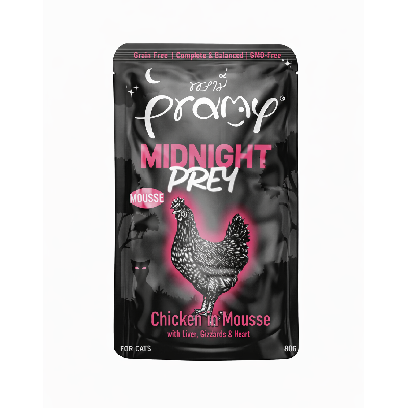 Pramy Midnight Prey Chicken in Mousse 80g