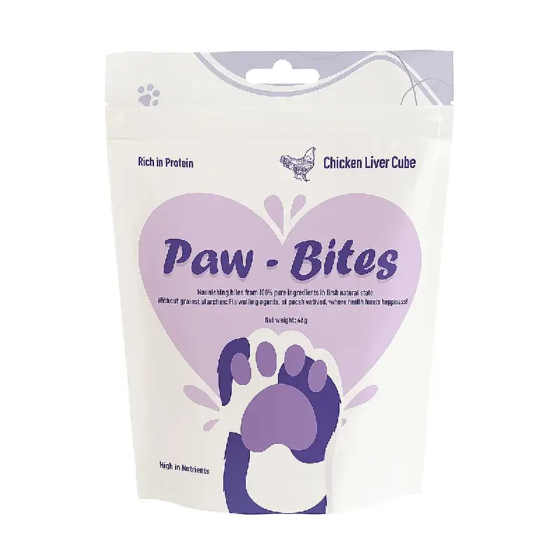 Freeze dried chicken liver 1cm 40g