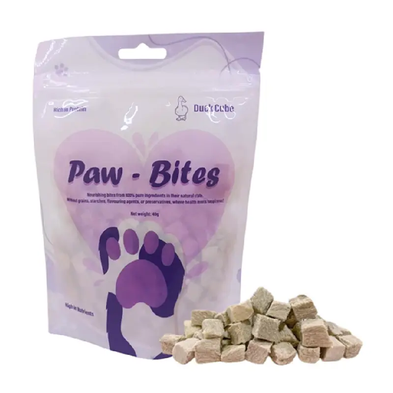 Freeze dried duck cube 1cm 40g