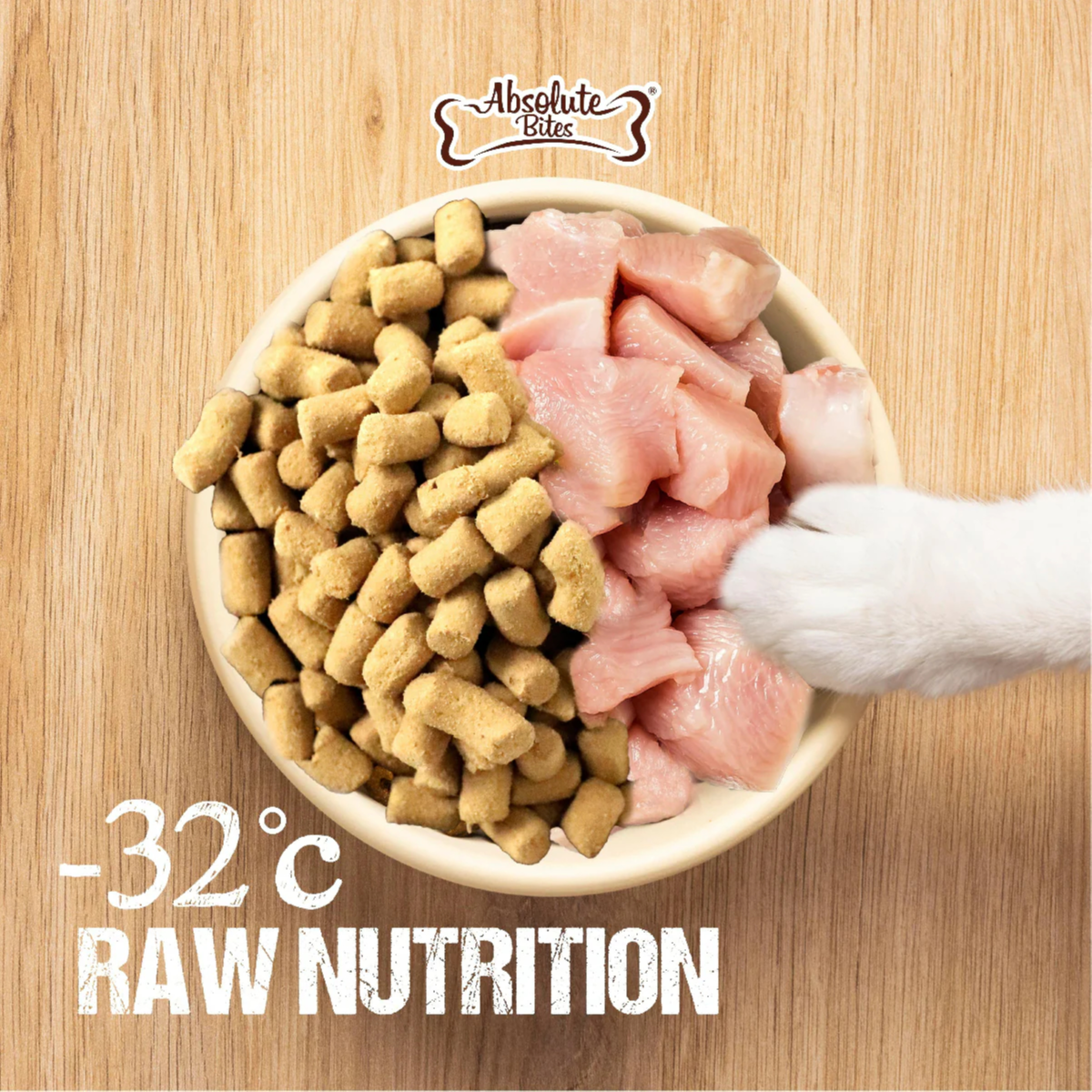 AB Raw Chunks FreezeDried Cat 150g - Salmon Recipe