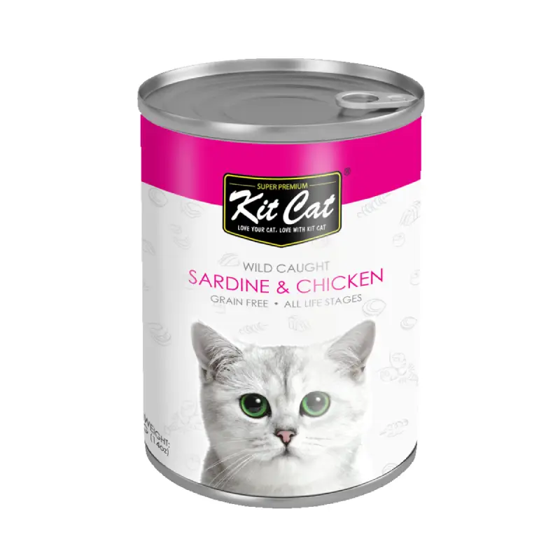 Kit Cat Pacific Sardine With Tender Chicken 400g