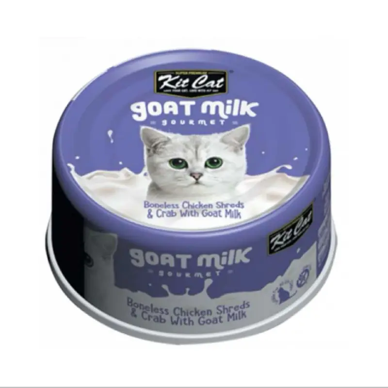 Kit Cat Goat Milk Gourmet Chicken & Crab 70g