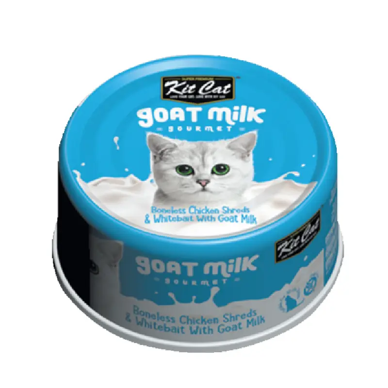 Kit Cat Goat Milk Gourmet Chicken & Whitebait 70g