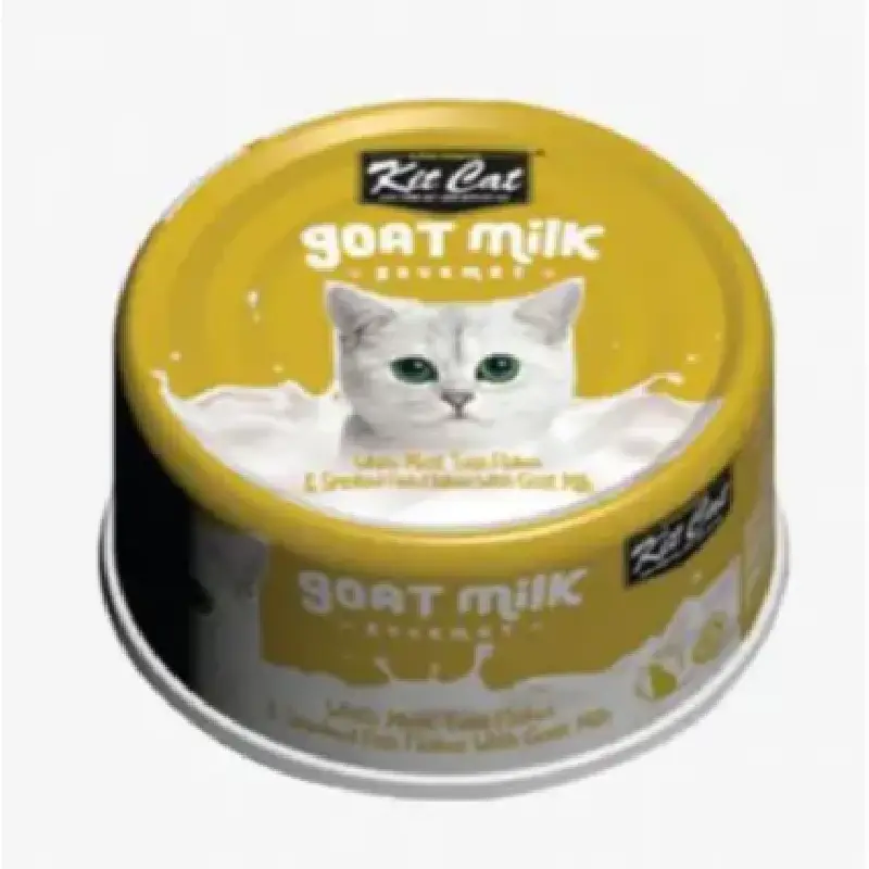 Kit Cat Goat Milk Gourmet Tuna & Smoked Fish 70g