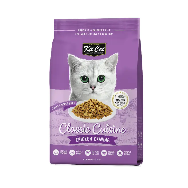 Kit Cat Premium Cat Food Chicken Cuisine 1.2kg