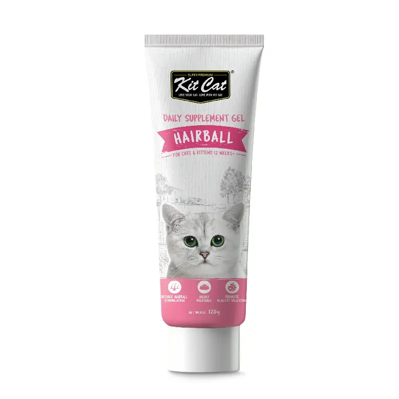 Kit Cat Daily Supplement Gel 120g Hairball