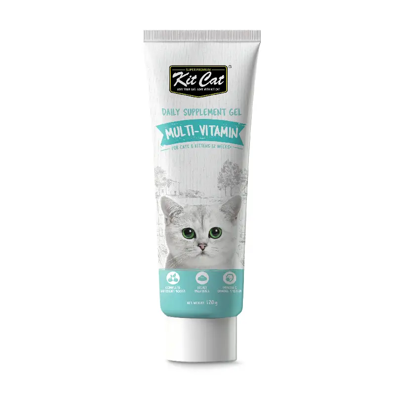 Kit Cat Daily Supplement Gel 120g Multi Vitamin