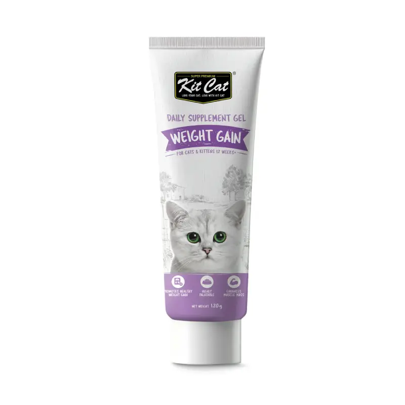 Kit Cat Daily Supplement Gel 120g Weight Gain