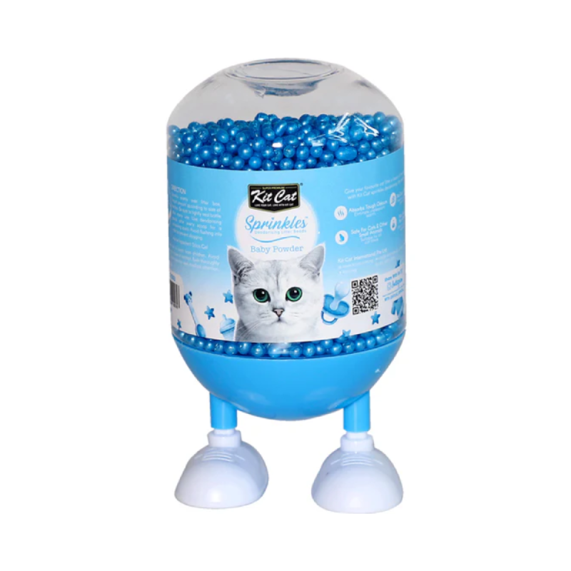 Kit Cat Sprinkles Deodorizing Beads 240g Baby Powder