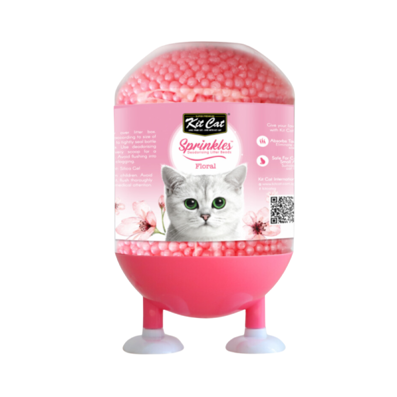 Kit Cat Sprinkles Deodorizing Beads 240g Floral