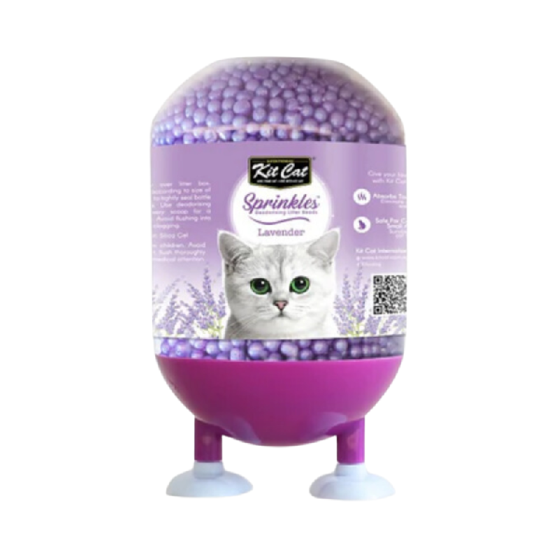 Kit Cat Sprinkles Deodorizing Beads 240g Lavender