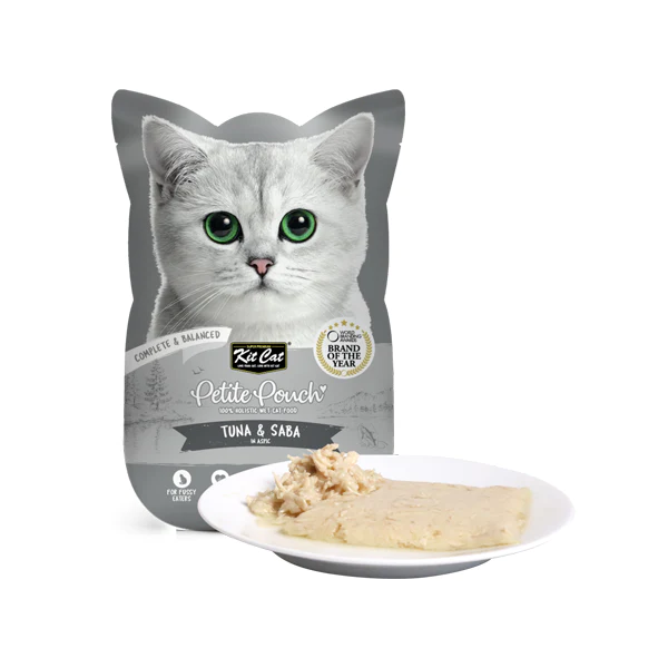 Kit Cat Petite Pouch 70g - Tuna & Saba