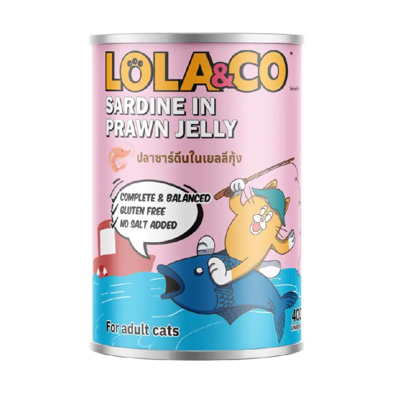Lola & Co Sardine With Mackerel Cutlets In Jelly 400g