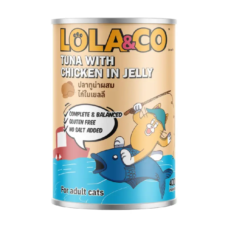 Lola&Co-C Can: Tuna with Chicken in Jelly 400g