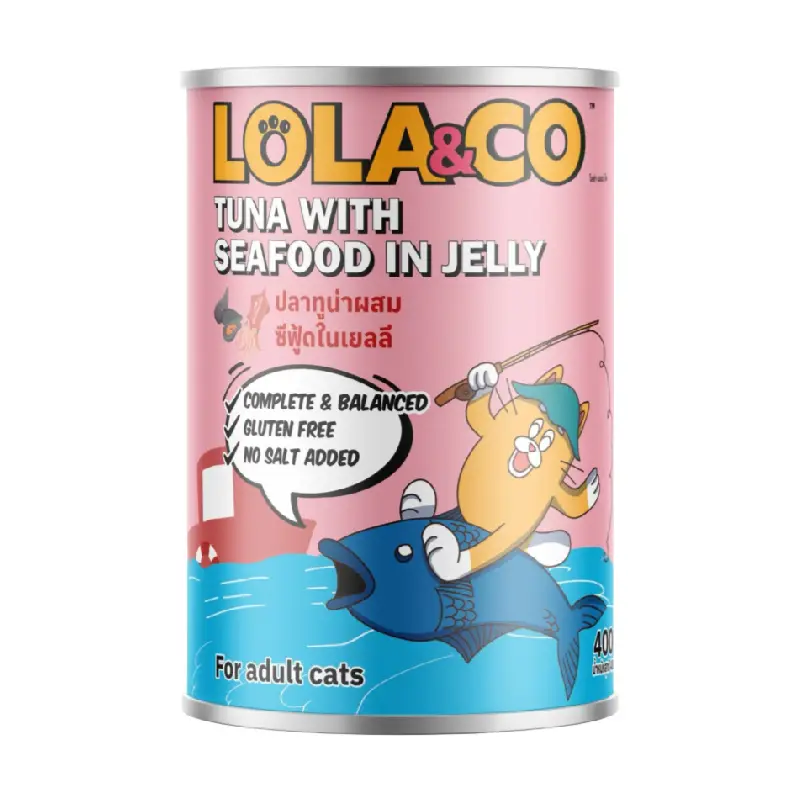 Lola&Co-C Can: Tuna with Seafood in Jelly 400g